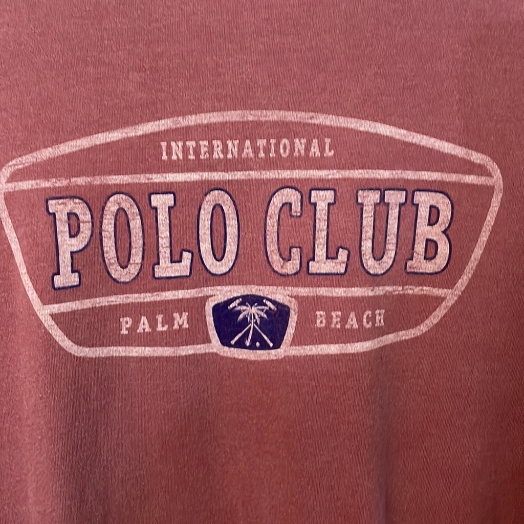 International Polo Club Palm Beach Large Plum Red T Shirt Blue 84 Brand International Polo Club Palm Beach Large Plum Red T Shirt Blue 84 Brand